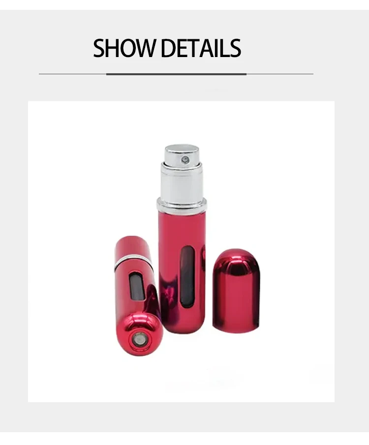 Bottom Filling 8ml 5ml Mini Refillable Perfume Bottles Travel Sized