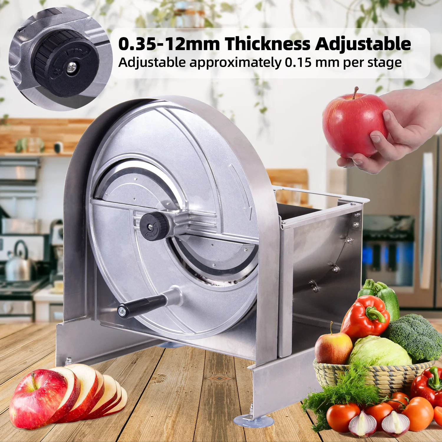 Manual Fast Slicing Vegetable Cutter Fruit Slicer Apple Lemon Orange Mango Pineapple Manual Vegetable Chopper