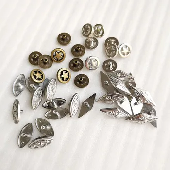 Custom Retro Rivets Studs Nail Spike for Clothing Leather Belt Decorative Accessories Eco-friendly Square Stone Rivet for Bags