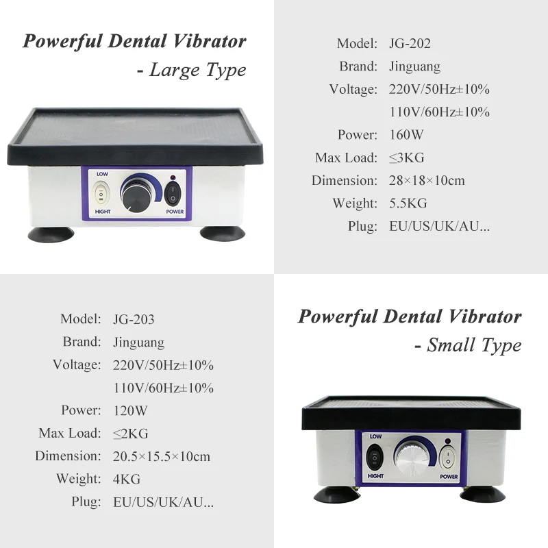 PLYLAY Dental Vibrator, 4 Lab Oscillator Round Shaker, Roundness Gypsum Oscillator Mixing Machine, for Mixing Plaster, Gypsum, Pouring Models, Resin Casting, 20240418
