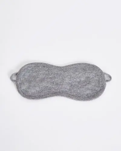 Индивидуальное вязаное одеяло из чистого кашемира, носки для глаз, удобные, кашемировые 100%, Дорожный комплект с сумкой