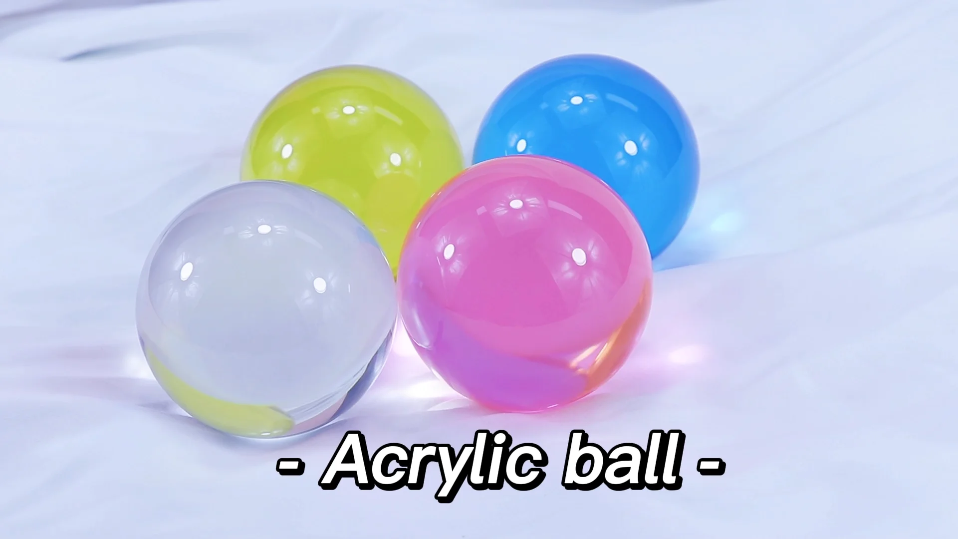 Hot Selling Large Clear Acrylic Resin Balls Contact Juggling Balls