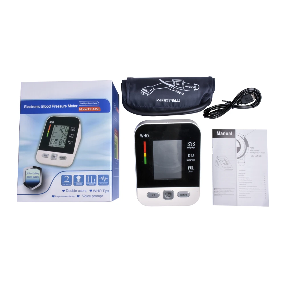 CE Approved Medical Professional Intelligent Smart Upper Arm Ambulatory Blood Pressure Monitor