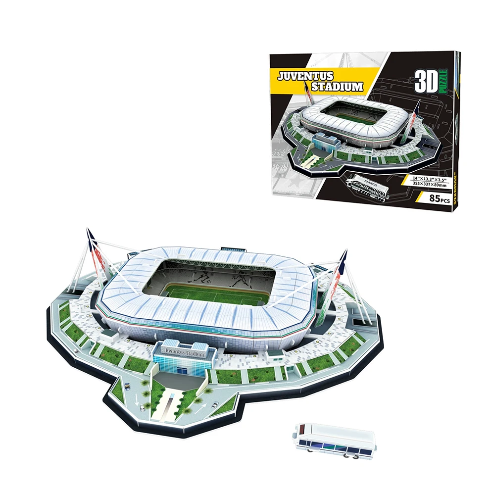juventus stadium model 3d foam paper