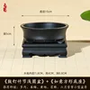 Resina nero jet OD15 H5 con supporto quadrato con intaglio Ruyi