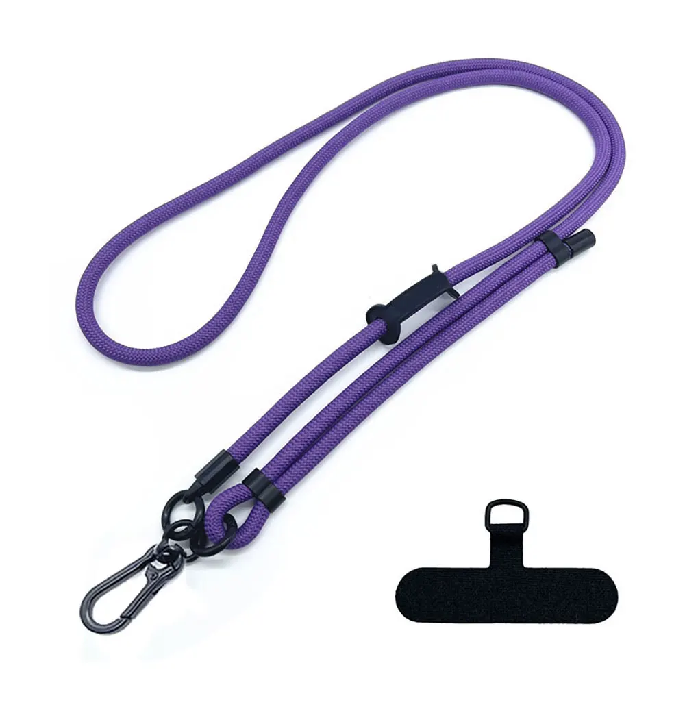 Laudtec SJS004 Accessories Customized Adjuster Adjustable Rope Case 2 In 1 Cell Strap Mobile Chain Phone Lanyard factory