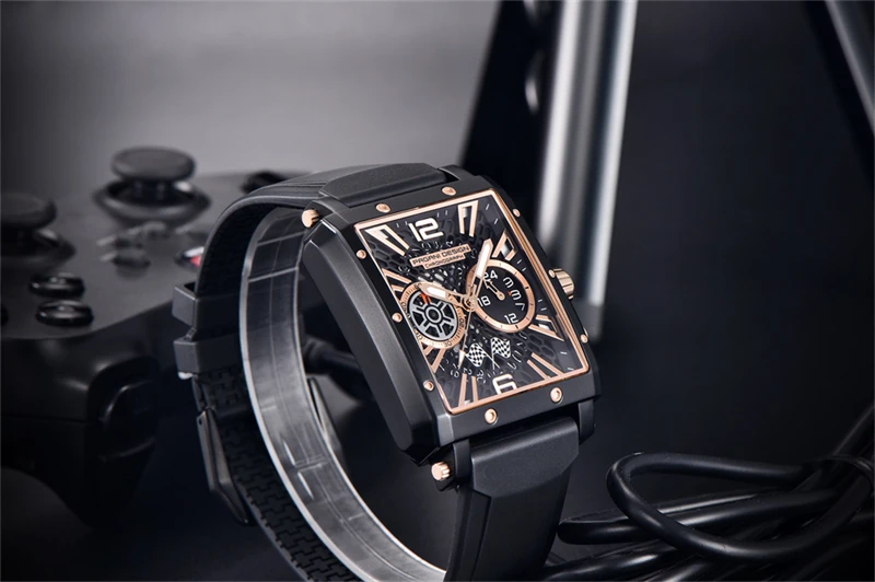 PAGANI DESIGN – nouvelles montres pour hommes, montre-bracelet carré Sport de plongée, étanche à 100M, montres à Quartz multifonctions