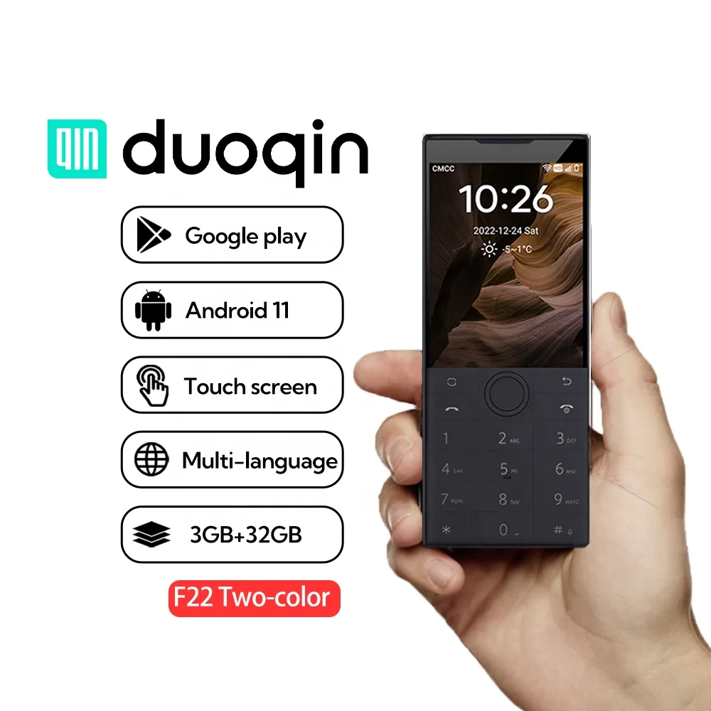 Arabic Keyboard Duoqin F22 Rom 16GB Android 11 Google Version
