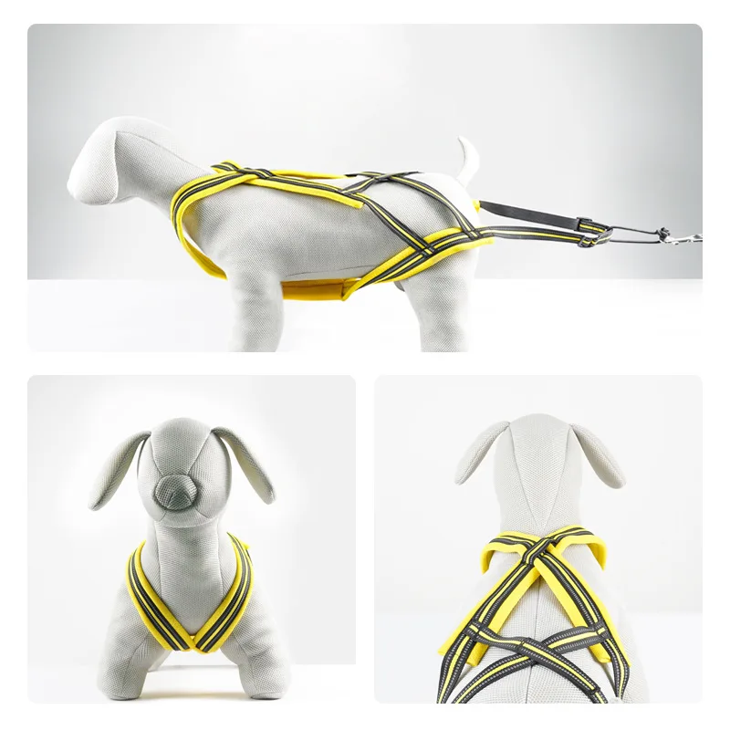 BELPRO Harnais De Soutien Multi-Usage Pour Chien, Anti-Fuite, Gilet Réfléchissant Réglable Avec