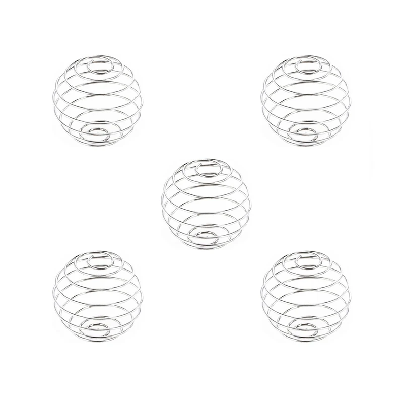 Lancsdom 3pcs Stainless Steel Spring Ball Shaker Ball Mixing Wire