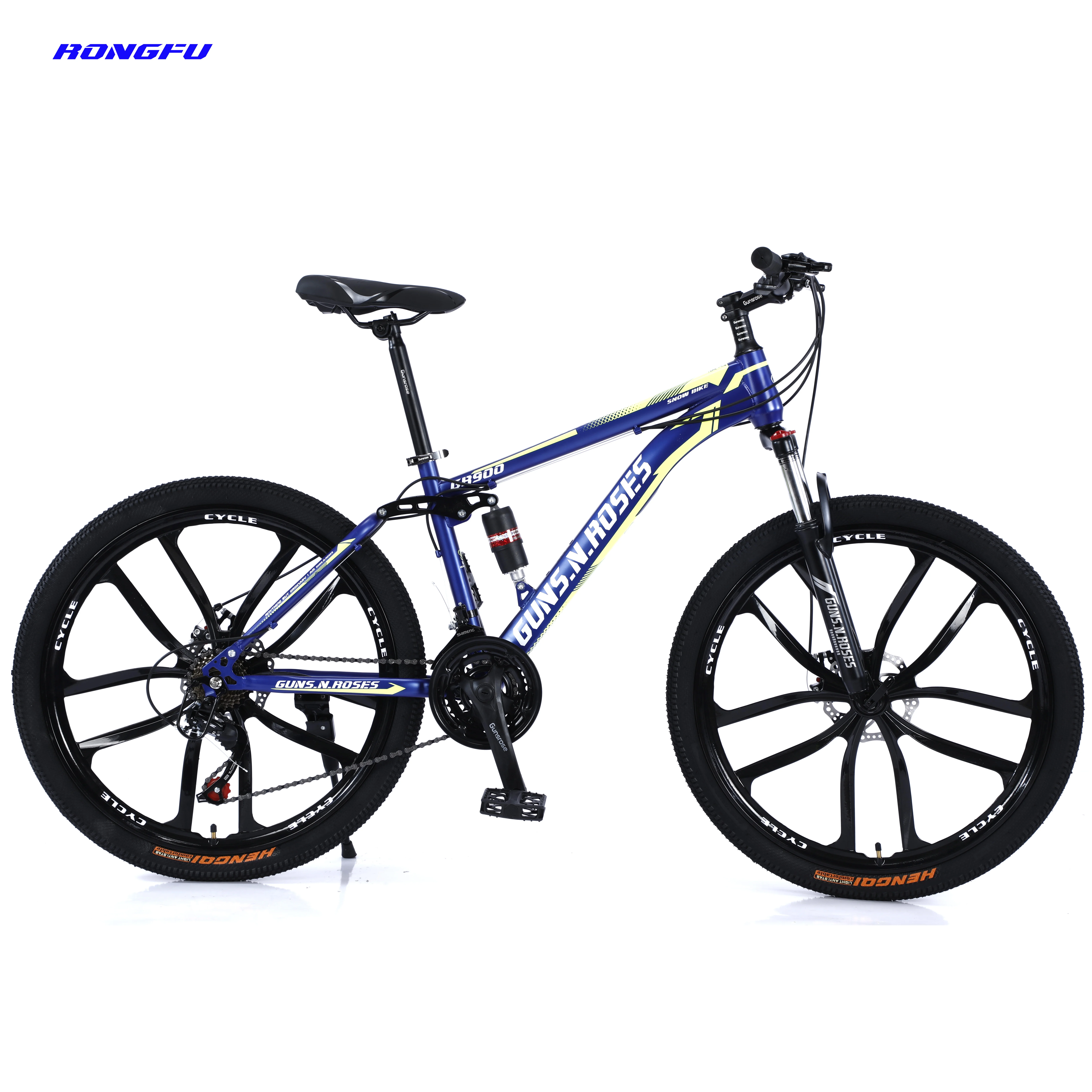 マウンテンバイク男性女性26インチ大人用マウンテンバイク、機械式