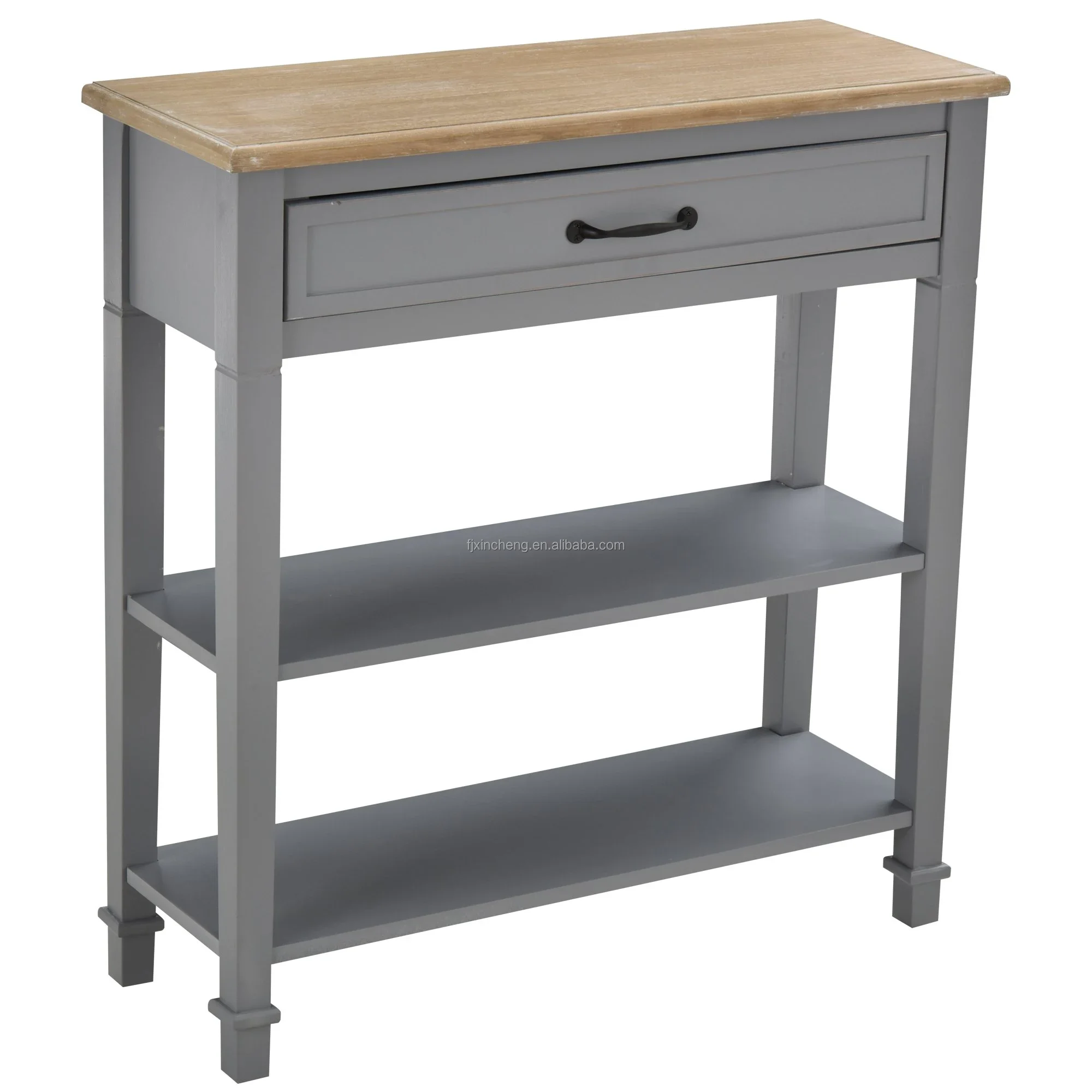 tall square console table