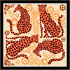 Cream Retro Leopard