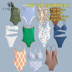 LIQIAO Custom Women's Swimwear and Beachwear Collection One-Piece & Bikini Swimsuit Multiple Styles Free Design Low MOQ