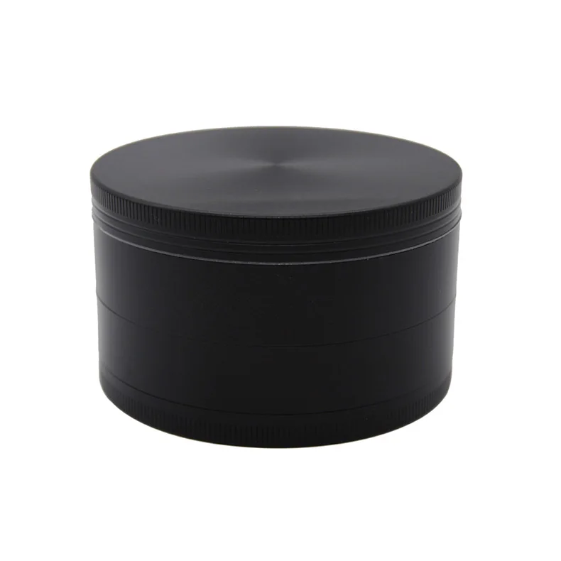 KOOLPUG Herb Grinder Metal 4 Piece 2.2 Inches, 55mm Zinc Alloy