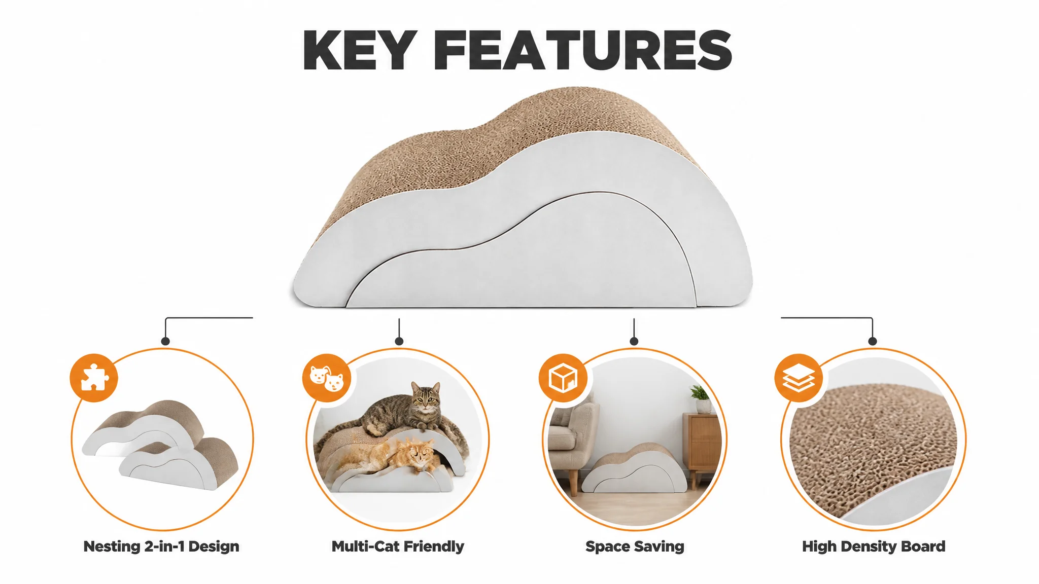 Source factory Cloud shaped Cat Scratcher — Product details 4