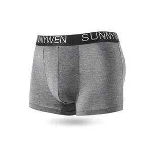 2022 New Custom Pure Color Soft Mens Undergarments Open Stocks Underwear 95% Cotton Mens