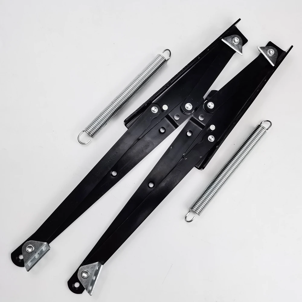 Space Saving Sofa Bed Mechanism Click Clack Metal Hinge With Gas Spring