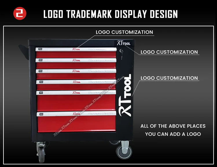 Rttool Mobile Tool Chest Lockable Tool Empty Tools Mechanic