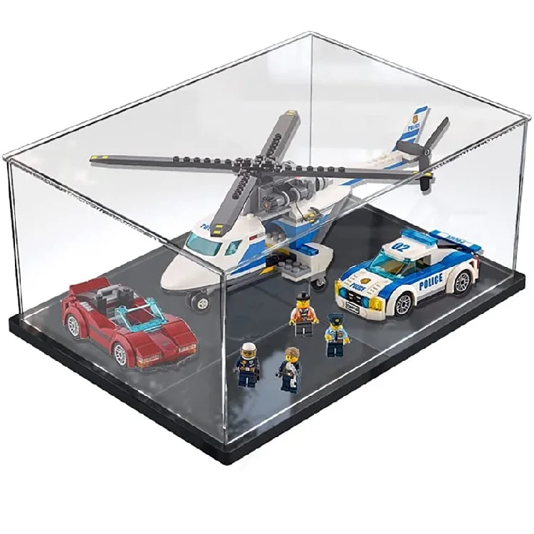 Better Display Cases Deluxe Clear Acrylic Model Plane Display Case – Model A029-A