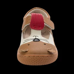 Сандалии Livie and Luca на плоской подошве, повседневные босоножки из дышащей кожи с милым принтом для детей, младенцев, молодежи, мальчиков в bl