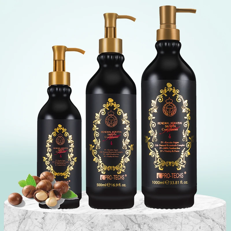 Домашнее использование без парабенов, мягкое длительное Кератиновое лечение, восстанавливающий сглаживающий Кондиционер для волос