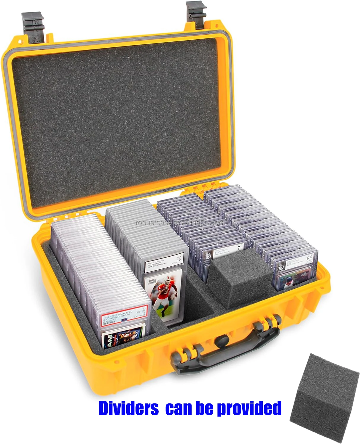 Graded Storage Sports Trading Cards Waterproof Graded Card Case For Slabs And Toploader Bgs Psa