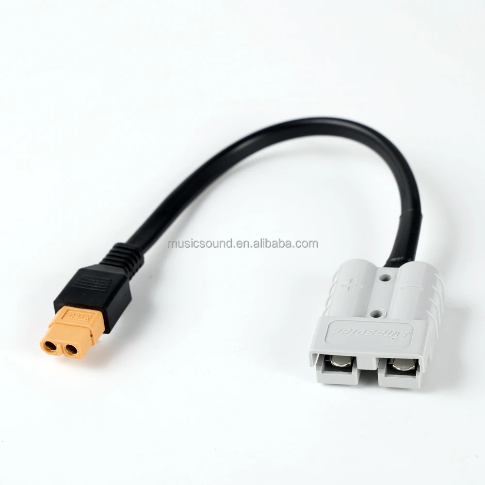 Heatshrinkable Tubing 2.5 Square Copper 50a Anderson To Xt60 Female