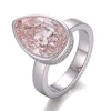 Bague en or massif 14 carats avec diamant de laboratoire