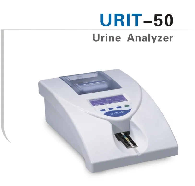 Compact Design and Easy Operation Urine Analyzer URIT 50  Urine Meter with Reagent Strip URIT 10G 11G