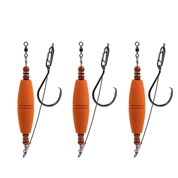 Dovesun Pesce Gatto Rigs Pesci Gatto Galleggianti Attrezzi Per La Pesca Al Gatto Santee Rig Pesce Gatto Cerchio Ganci 5/0 6/0 8/0 Pesce Gatto Rigs Galleggiante A Sigaro-Amo 6/0 * 3 Pezzi