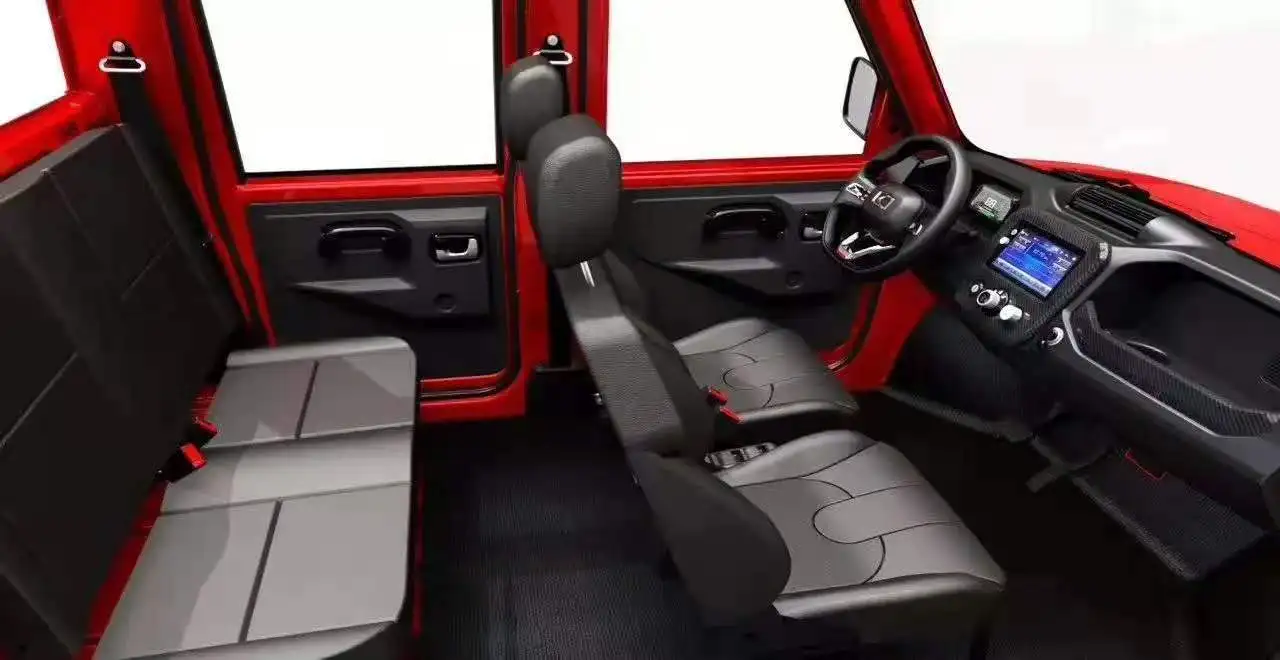 72 в 4 кВт 4-дверный двухрядный электрический автомобиль мини-грузовик пикап пассажирский Электрический автомобиль