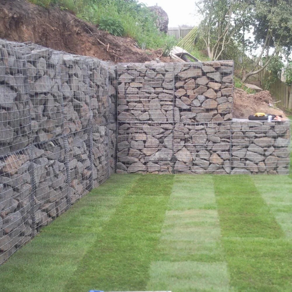1mx1mx1m Galvanized Steel Gabion Baskets Welded Wire Cloth Mesh with Hexagonal Hole Shape Cut-to-Order Features