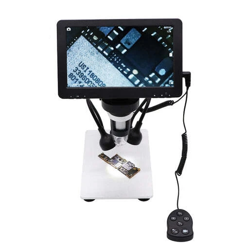 DM9 1200X 12MP USB Digital Microscope with 7 Inch Display Screen