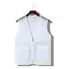 White fishing net double pockets