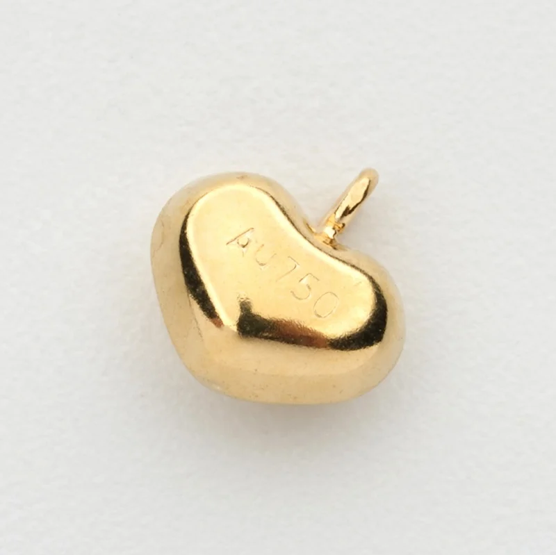 18k Gold Jewelry Accessories - Pure Heart Charms Pendant