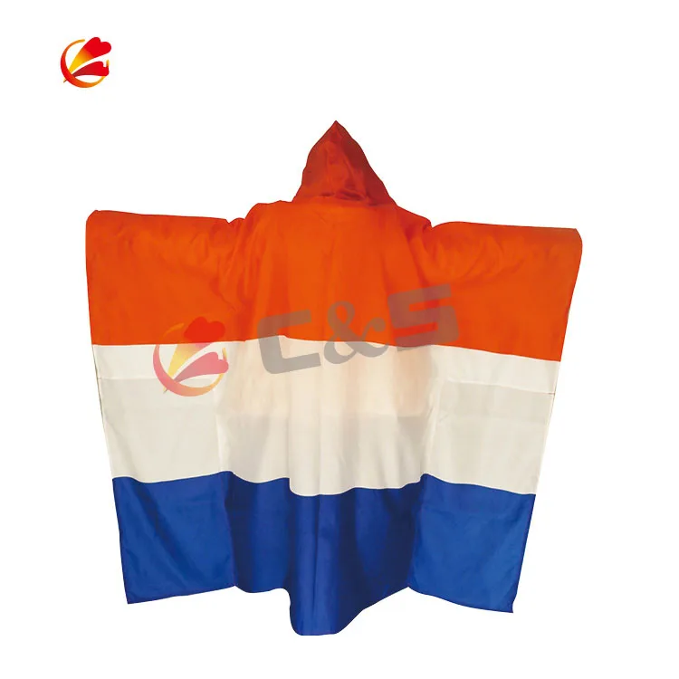 Printing Fan Cheering Polyester Body Flag Cape Waterproof National Country Body Flag Cape Wholesale
