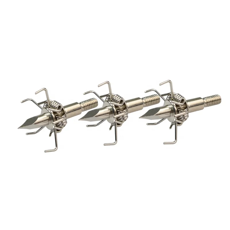 Judo Broadhead Arrowheads Sharp Point Tips for Arrow Broadheads 100 ...