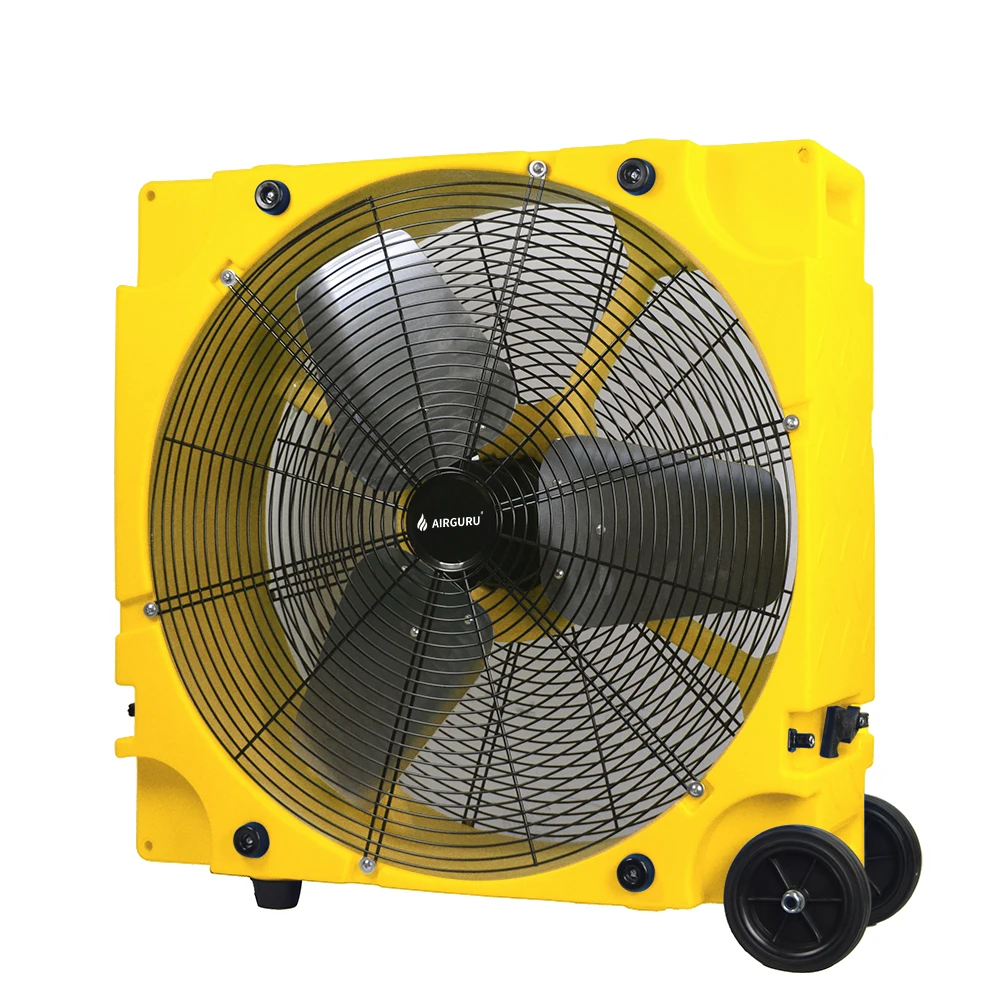 Plastic Industrial Drum Fan, 1/2HP, 110-120V, Metal - detail 2