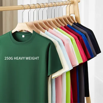 High Quality 100% Cotton Large and Tall Unisex Graphic T-Shirts Custom Logo Printed Men's Plus Size Tees