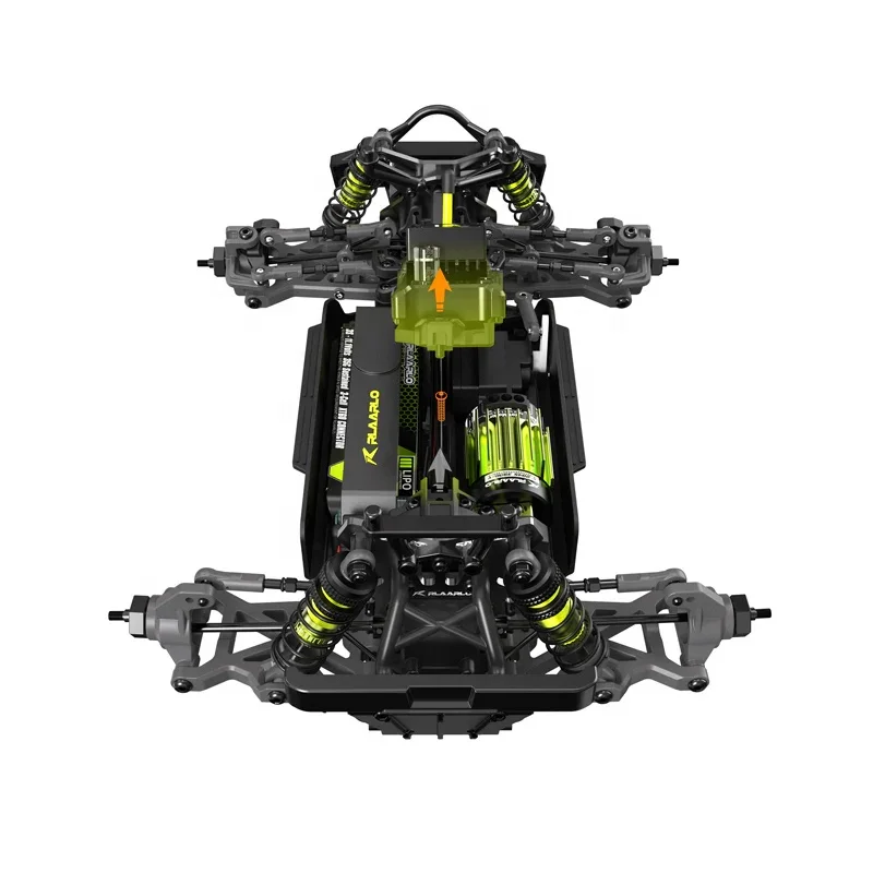 Rlaarlo ROG14 1:14 Scale RC Truck Off Road Monster Truck with Aluminum Alloy Chassis Waterproof ESC Metal Gear Servo 3S Battery