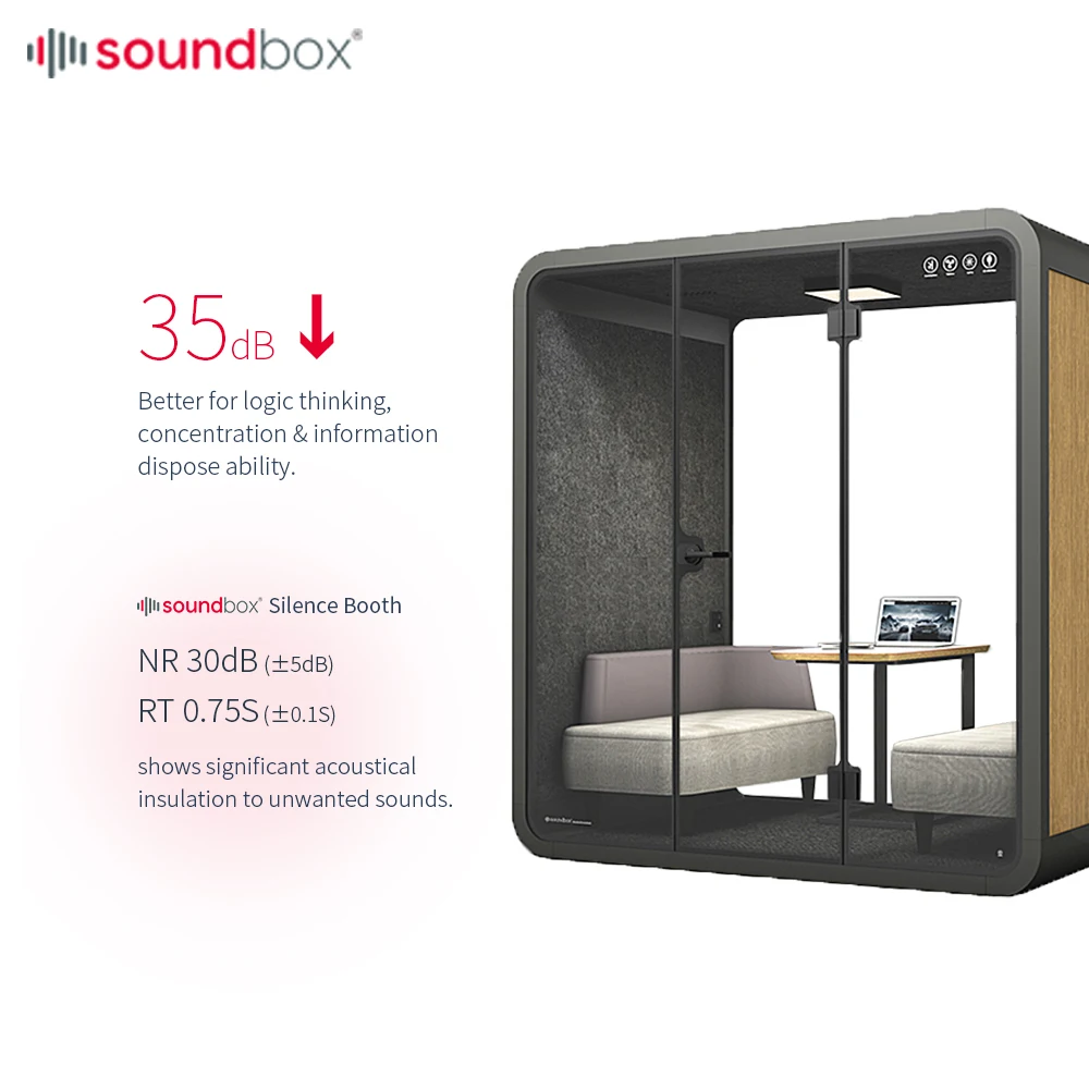 Soundbox Movable Silence Booth Private Telephone Call Pod
