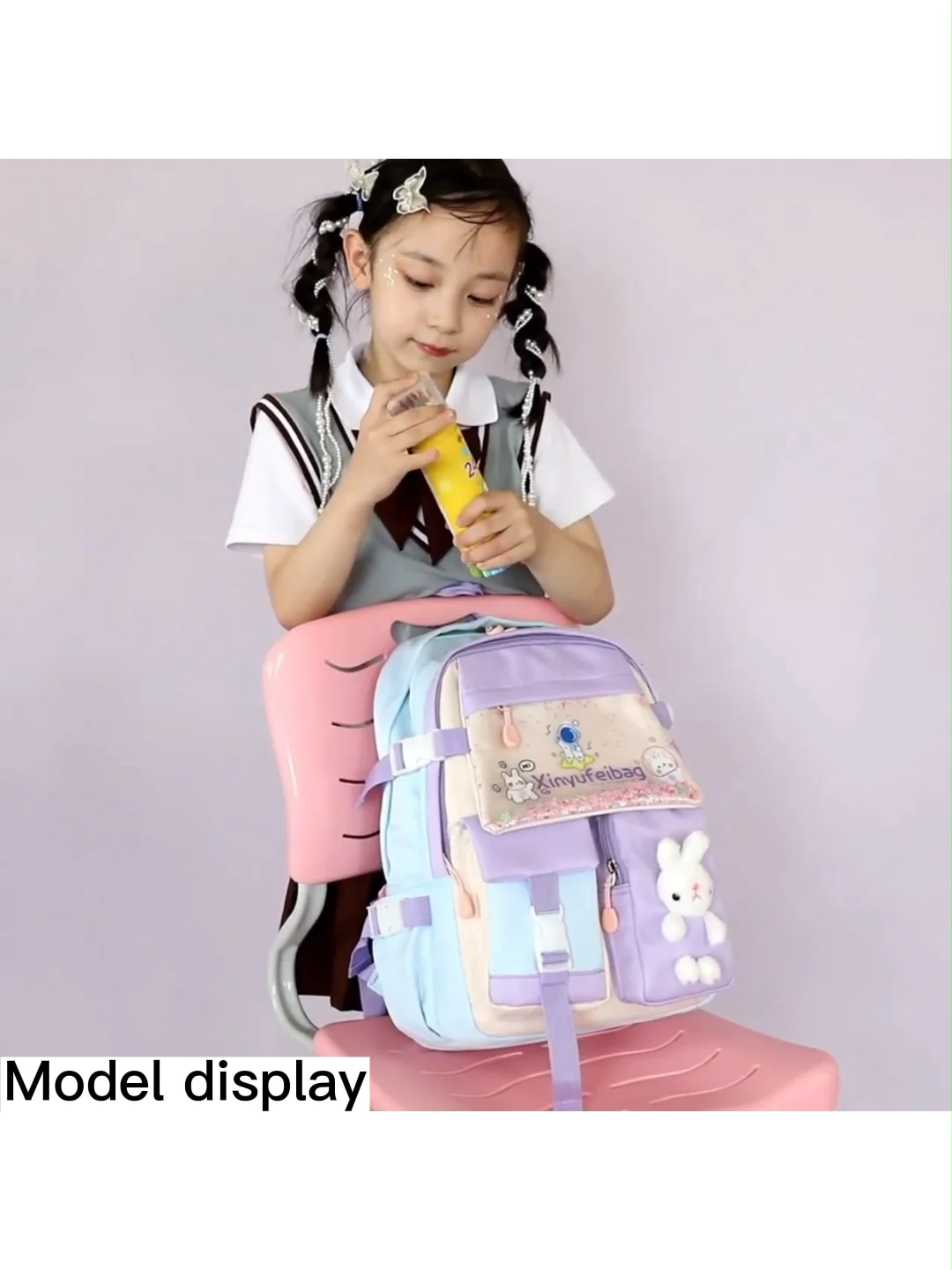 2023 New Multifunctional Waterproof Kids Backpacks Primary School Bag