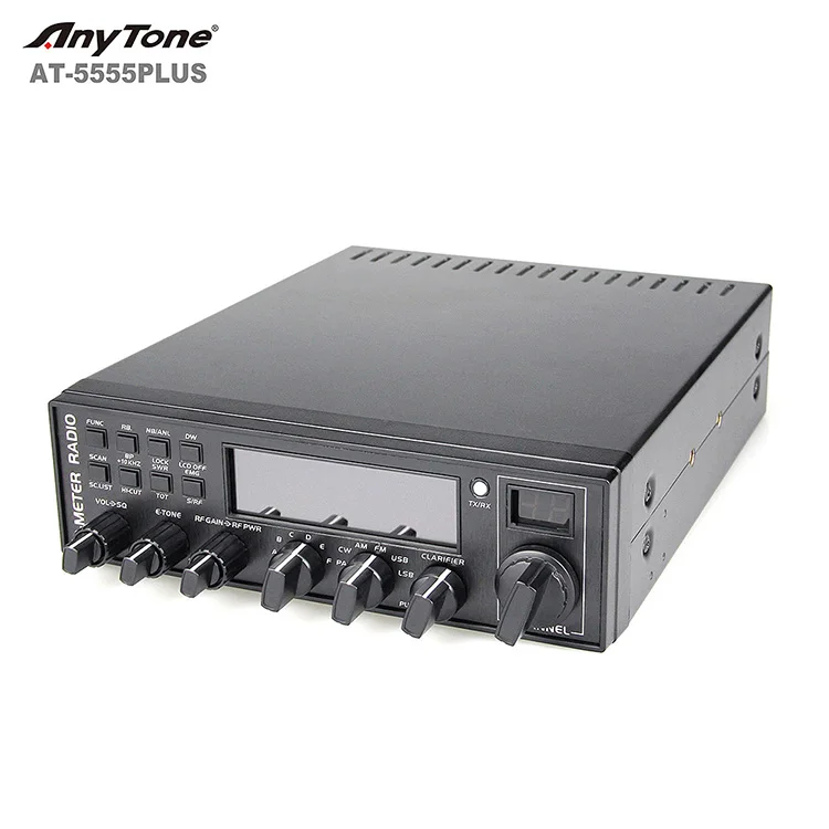 ANYTONE AT-5555 PLUS AM FM SSB Cb Radio / Walkie Talkie High Power 45W Long Range Cb Radio High Quality Mobile Radio