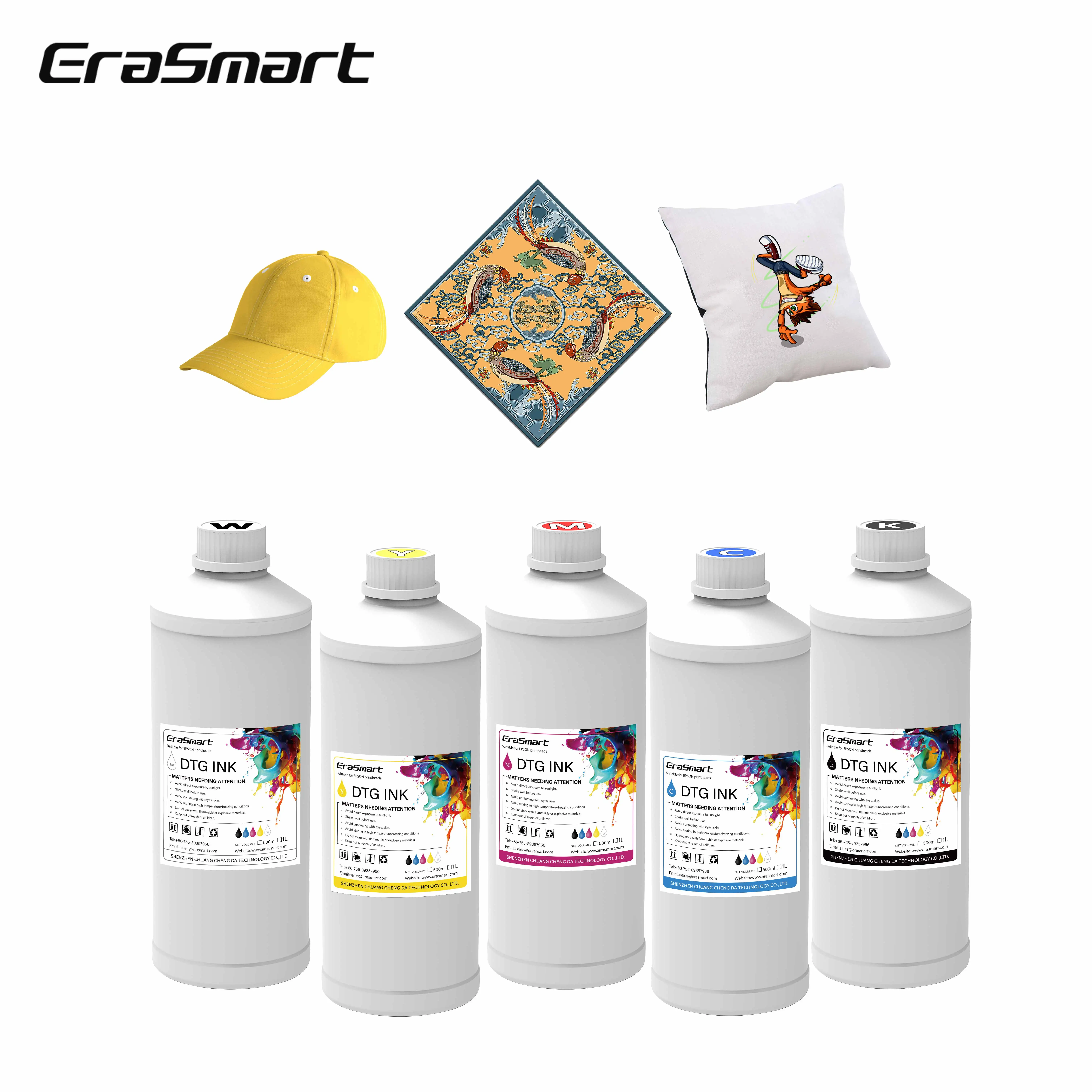 250ml DTG Pigment Textiltinte | T-Shirtdruck | Textildruck CMYK + Weiß Lieferbar