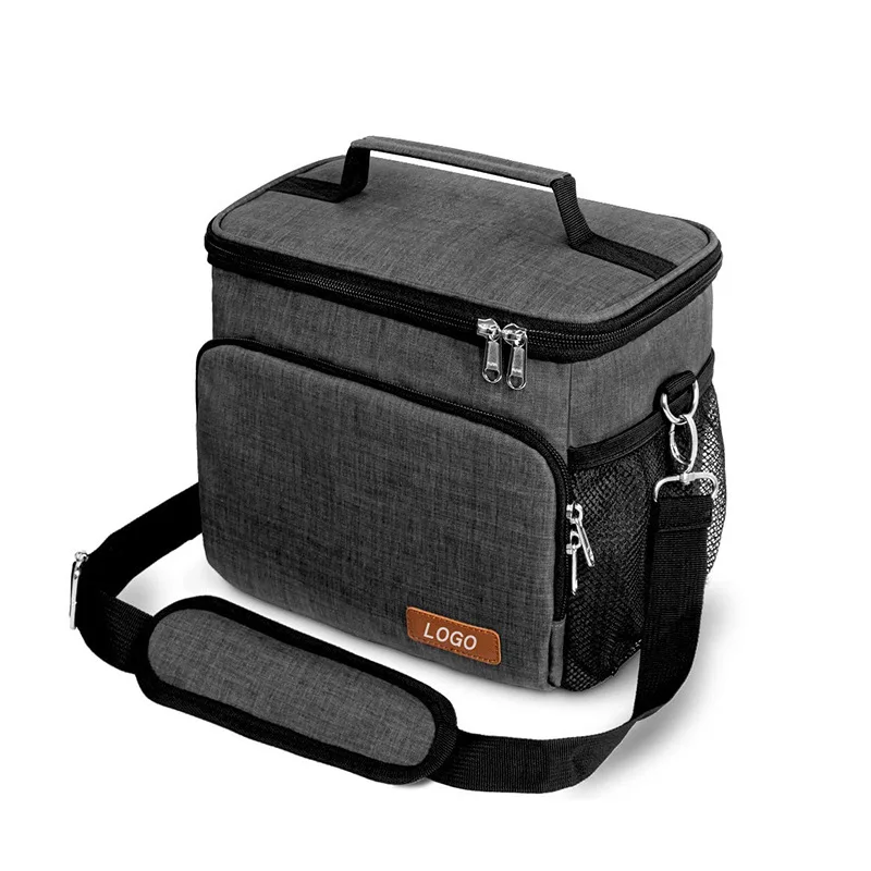 Customized Durable Cotton Canvas Lunch Cooler Bag Ecofriendly Oem