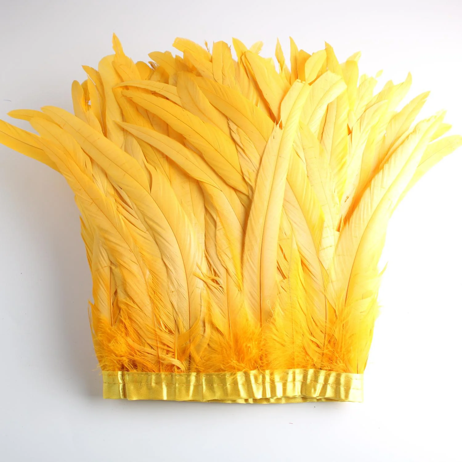 Factory Price Customized 144 Colors Rooster Tails Feather Fringes Trimming for Carnival Costume Backpacks Headdress Accessories
