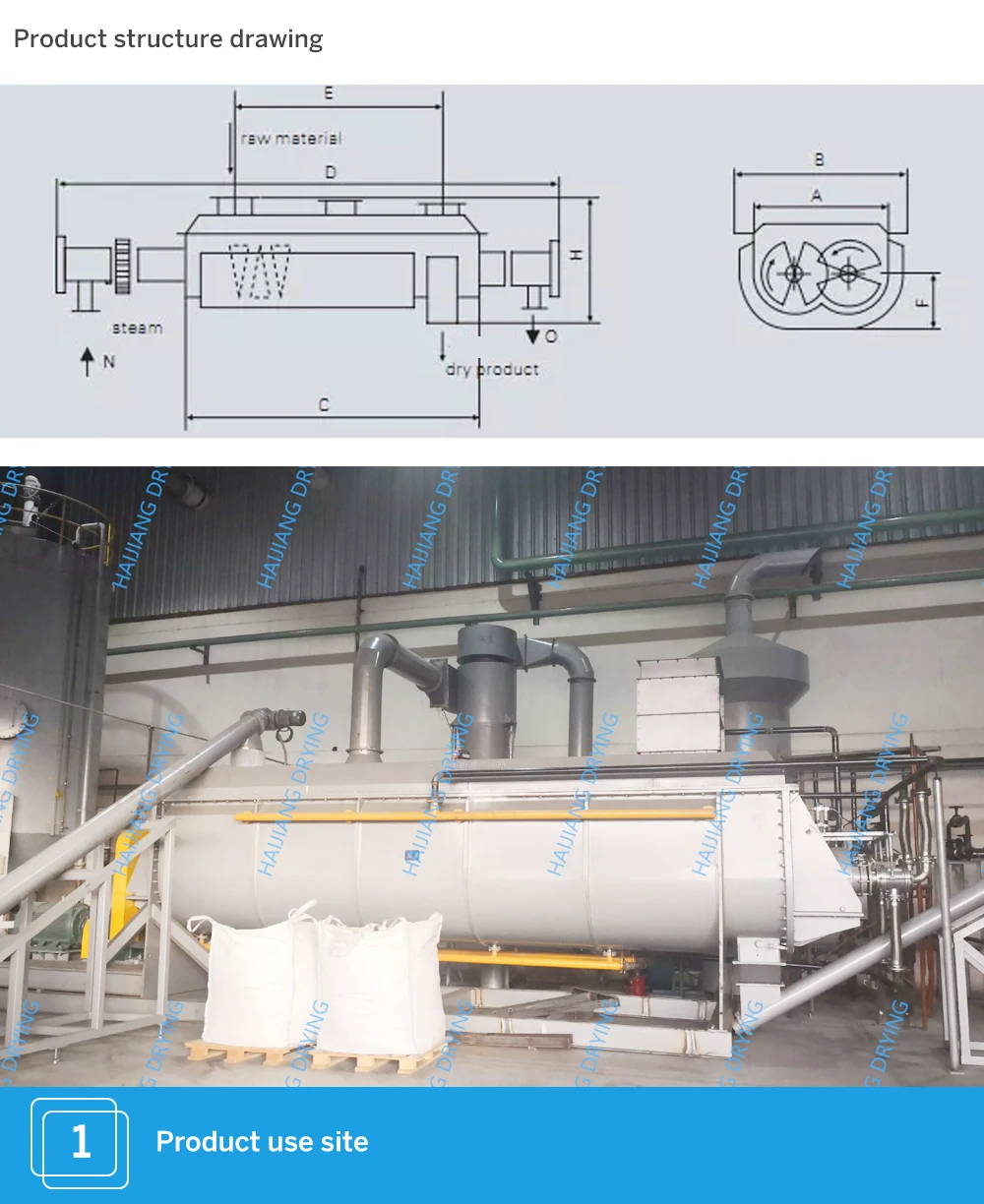 KJG Series Heat Conduction Type Drying Machine High Density Magnesium ...