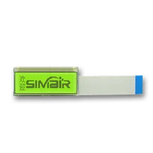 SMR12232-R 122x32 Dot LCD Display Module,STN Yellow Green,5V