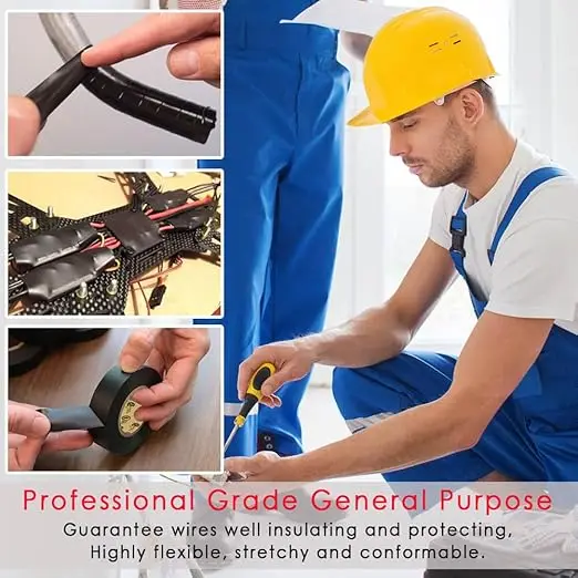 Custom PVC Tape Cheap Price Customized Waterproof Adhesive High Voltage Resistant PVC Electrical Insulating Tape